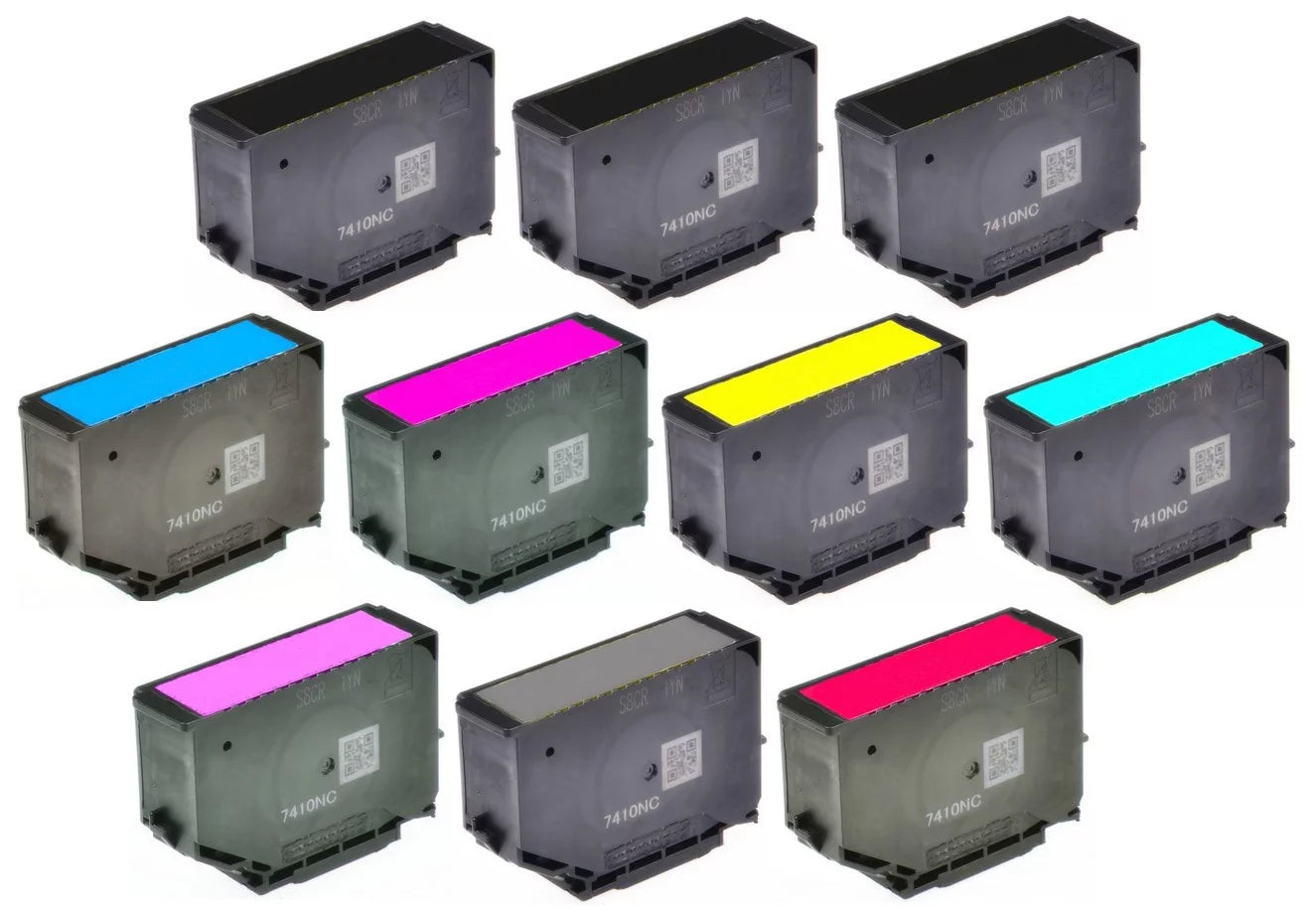 PrinterDash Replacement for Expression Photo HD XP-15000 High Yield Inkjet Combo Pack (3-BK/1-C/M/Y/LC/LM/GY/R) (NO. 312XL/NO.314XL) (C13T04F83B1CMYLCLMGYR)