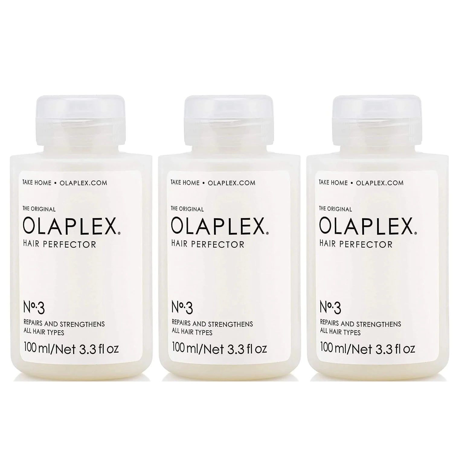 Olaplex Hair Perfector No 3 Repairs and Strengthens for all Hair Types Pack of 3, 3.3 oz Each