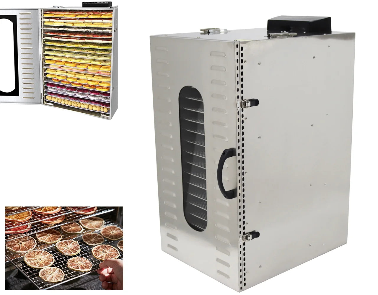 20 Layers Fruit Vegetable Pet Food Dried Machine Dehydrator Stainless Steel