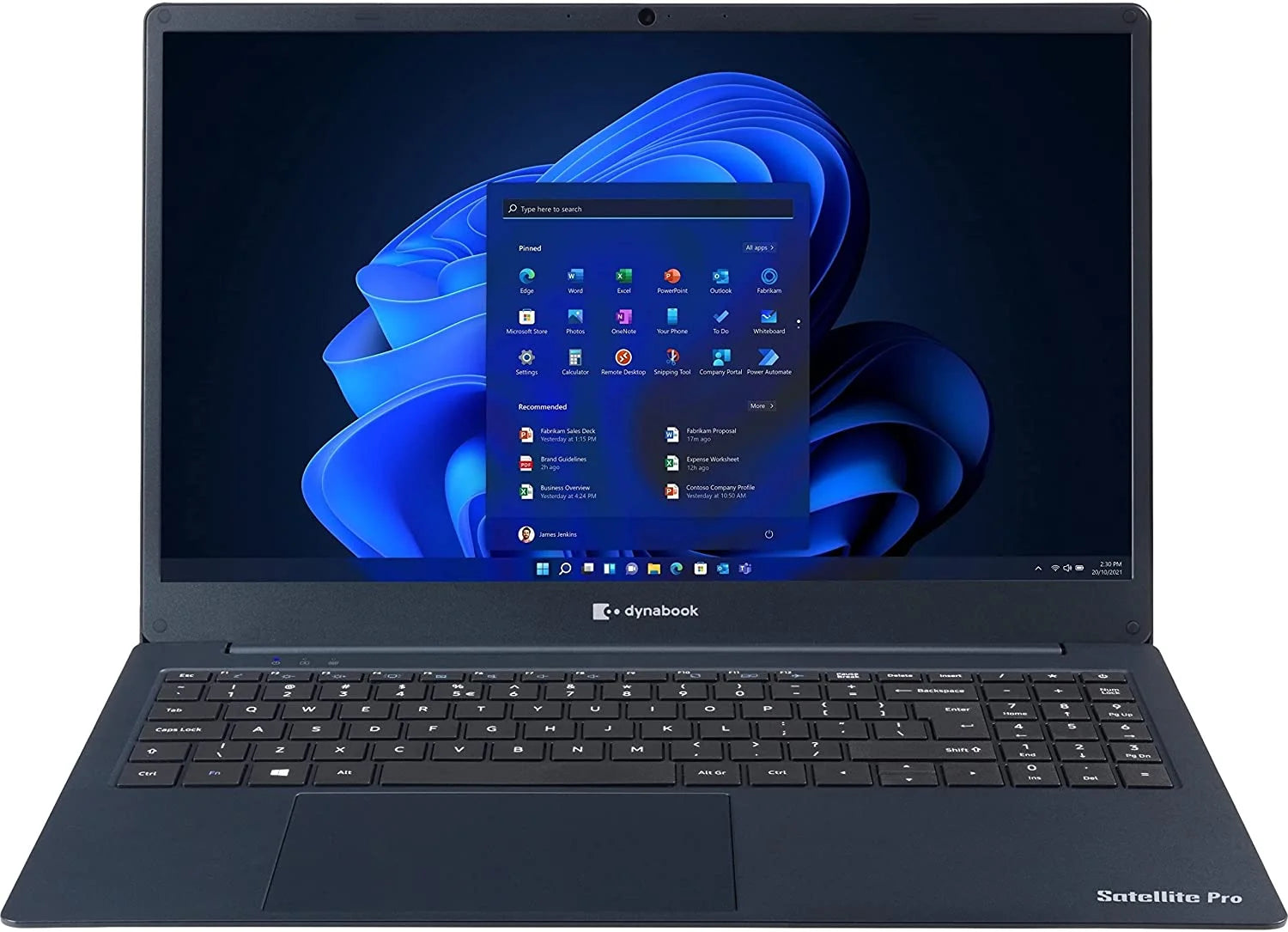 Dynabook Toshiba Satellite Pro C50-J 15.6-Inch FHD (Intel Core i5-1135G7 2.4GHz, 8GB RAM, 256GB M.2 PCIe SSD, Intel Iris Xe Graphics, Windows 11 Home) Laptop Computer