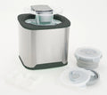 Cook's Essentials 2-qt Stainless Steel Ice Cream Maker w/ Accessories Refurbished