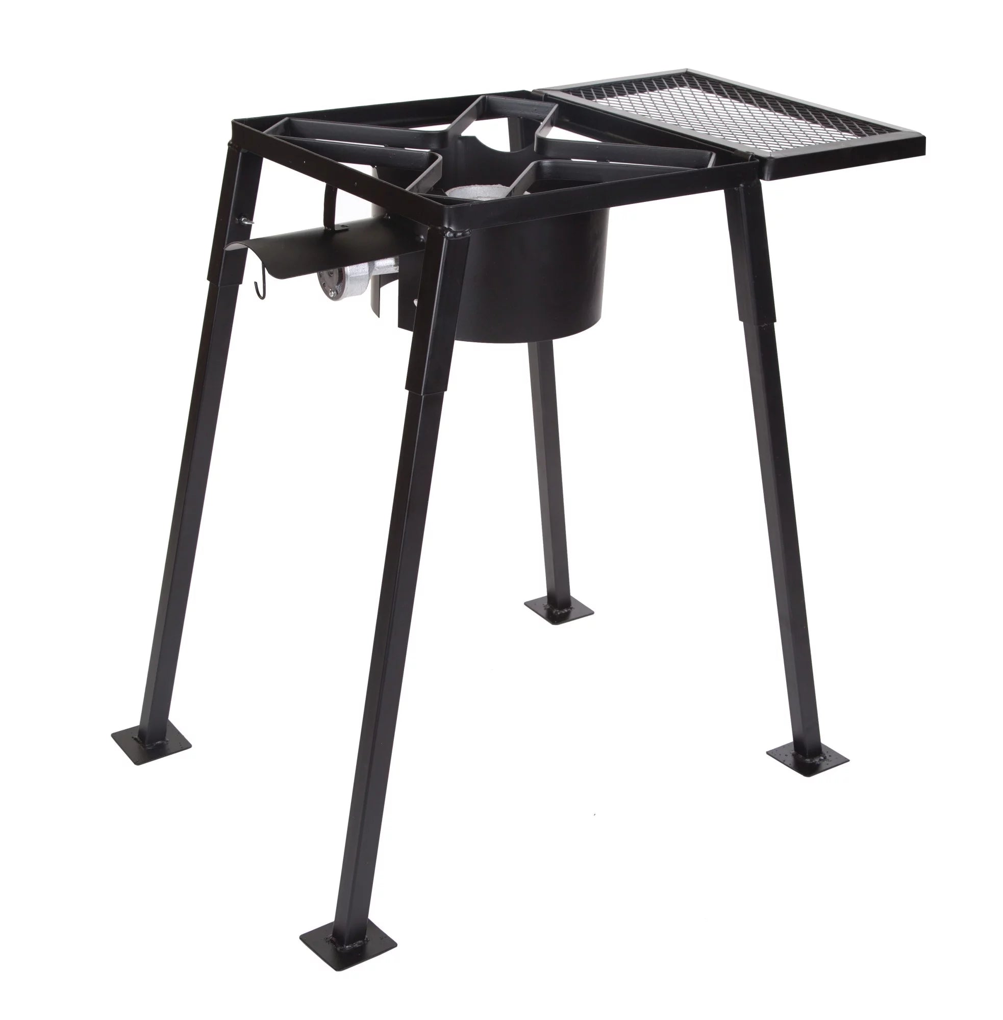Stansport Single Burner Outdoor Propane Stove with Mesh Shelf  216-100