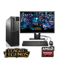 Lenovo M92P Desktop Computer PC, 19 Monitor, Intel Quad-Core i5 3.2GHz Processor 8GB RAM 500GB Hard Drive Windows 11 Pro with AMD Radeon RX Graphics Card (League of Legends Ready)