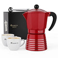 RAINBEAN Moka Pot 6 Cup Set - Indulge in Italian Coffee Perfection