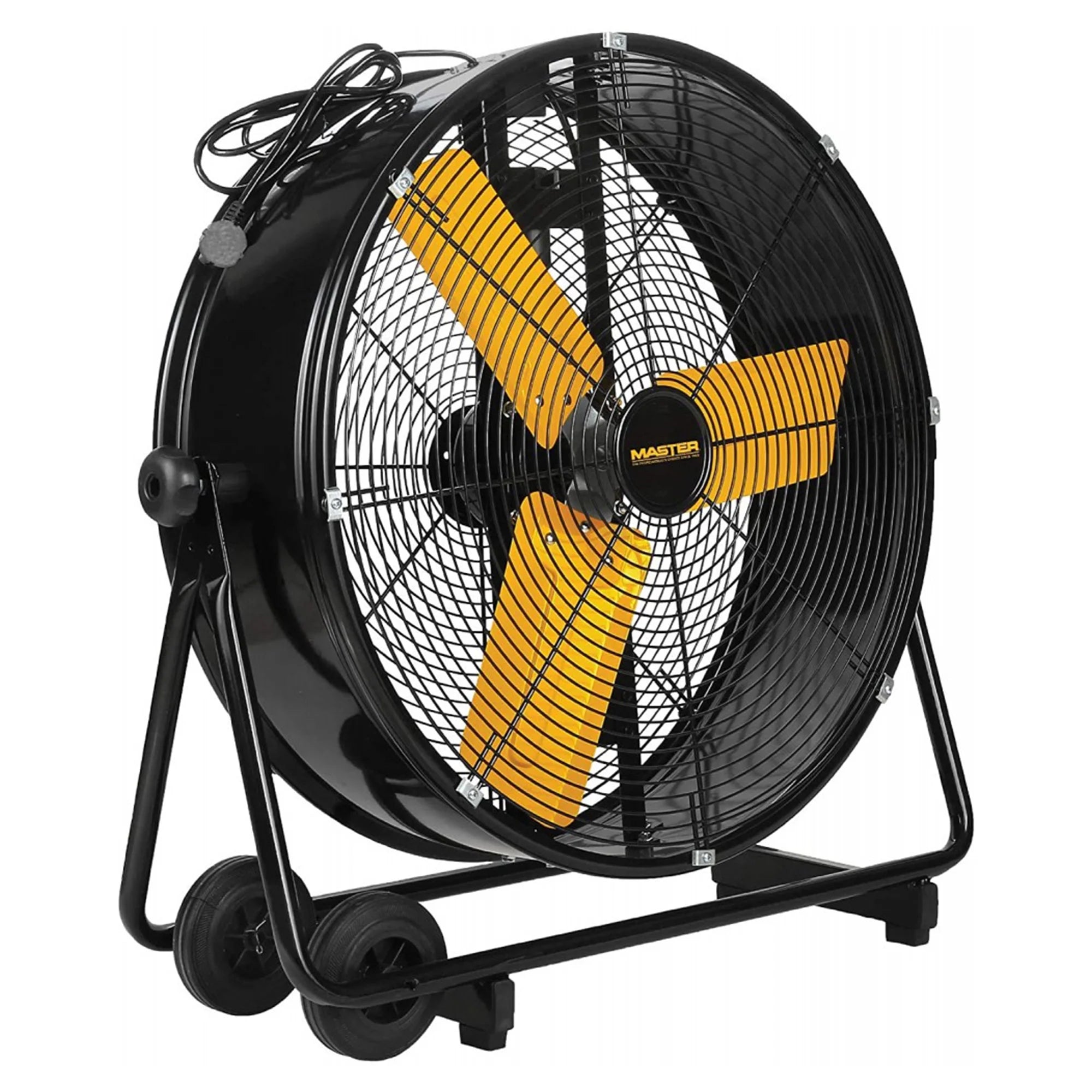 Master 24 Industrial Direct Drive Cradle Tiltable 2 Speed Barrel Drum Fan