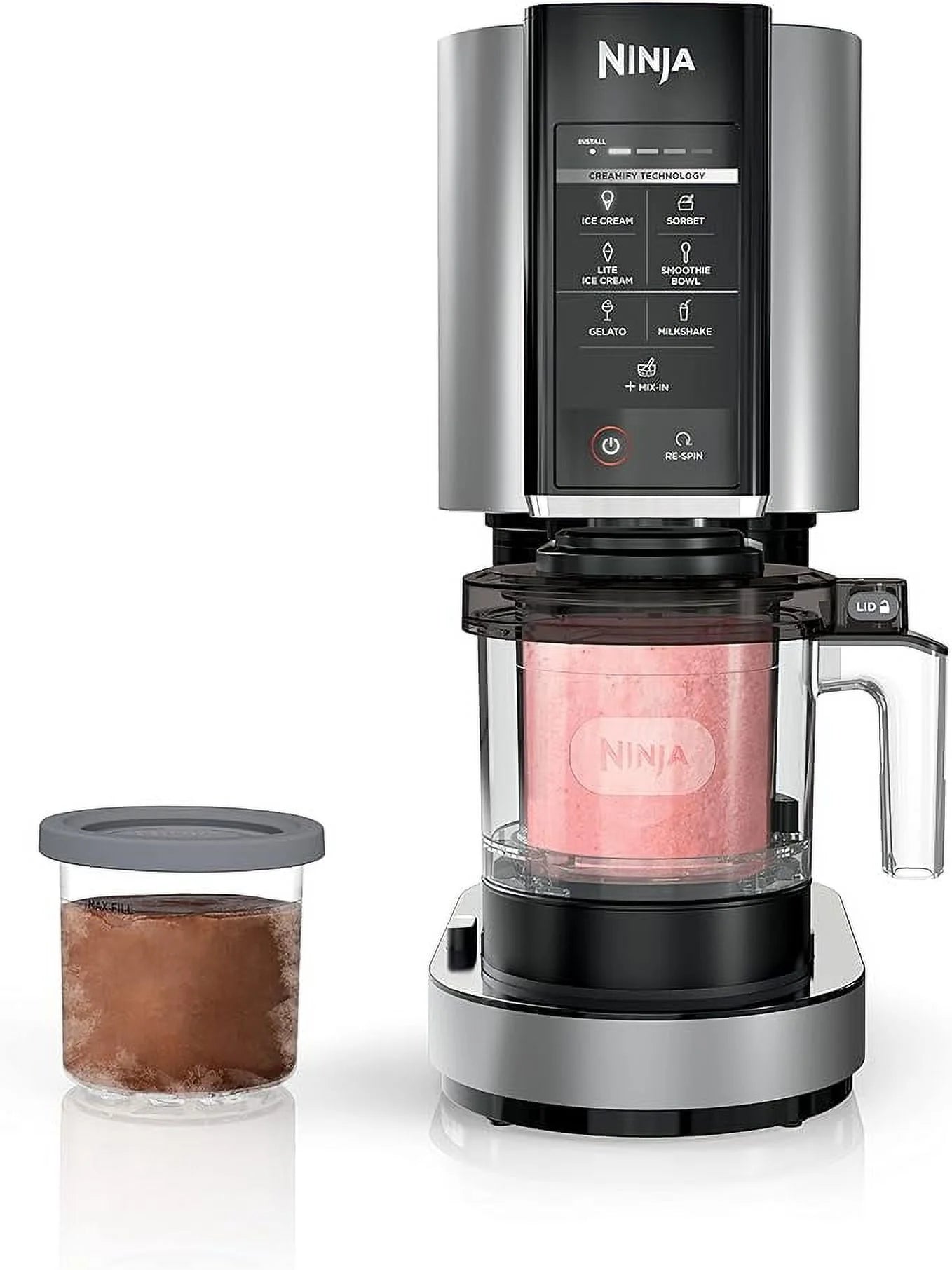Open Box Ninja CREAMi 7-in-1 Ice Cream Maker NC301HSL - SILVER