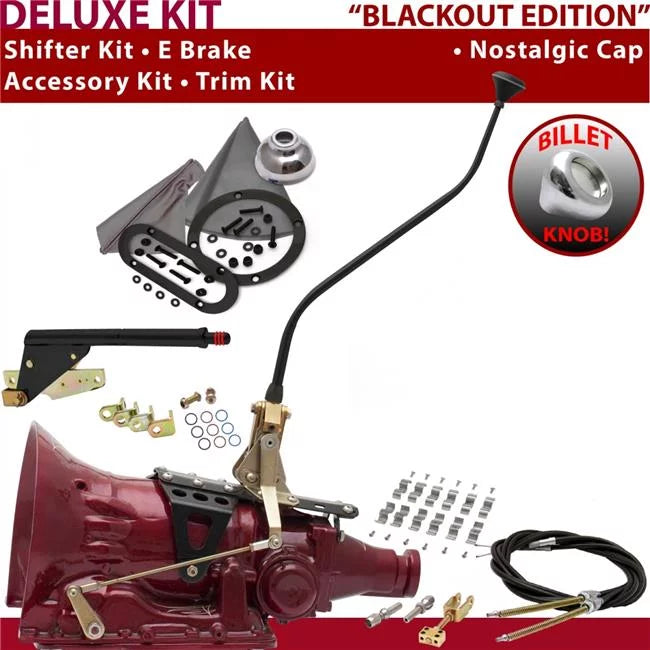 American Shifter  518 Shifter Kit Black 23 in. Swan E Brake Cable Clamp Trim Kit for F549D