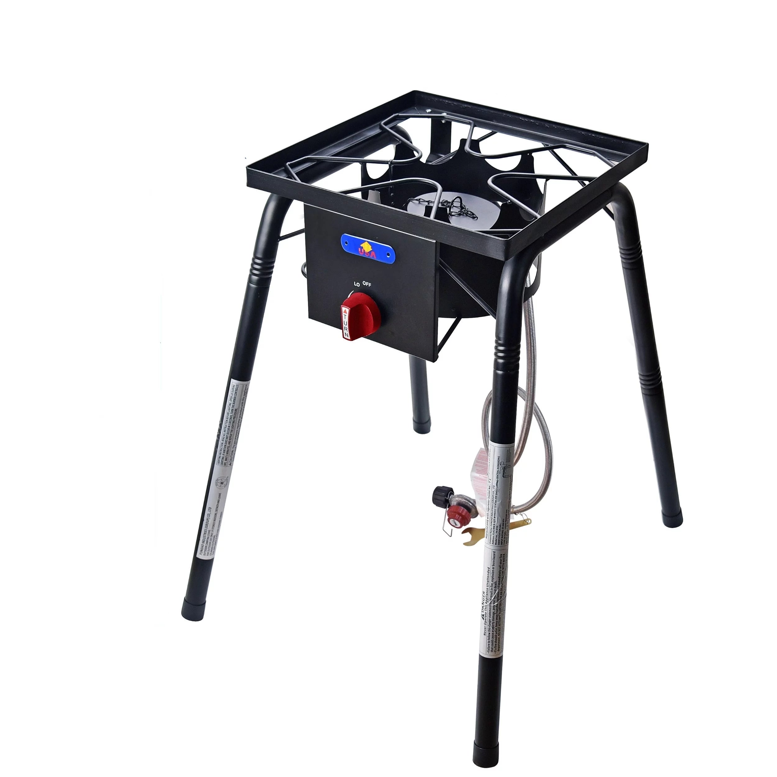 ARC 7840S Outdoor Propane Burner 29,000 BTU Single Burner Camping Cooking BBQ Stove 16*16*28