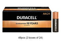 48 x AA Duracell Coppertop MN1500 Alkaline Battery (BOXED)