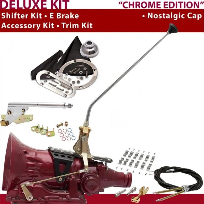 American Shifter  4L60 Shifter Kit 23 in. E Brake Cable Clamp Trim Kit for D0B8D