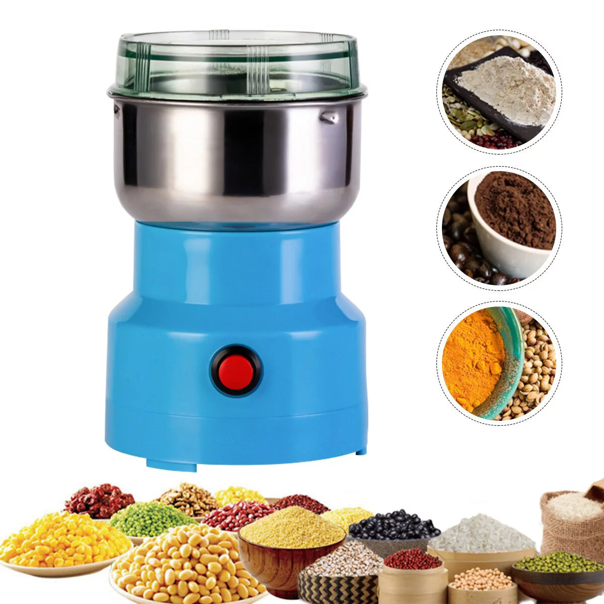 Household Electric Multifunctional Grinder for Coffee,Beans Spices,Grains, Coffee Grinder