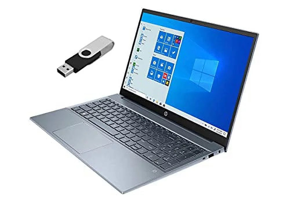 HP Pavilion 15.6 FHD Touchscreen Laptop 2022, 12th Gen 10-Core Intel i7-1255U, 32GB DDR4 1TB NVMe SSD, Iris Xe Graphics, HDMI, Webcam, WiFi-6, Bluetooth, Backlit KB, Windows 11 Pro, COU 32GB USB