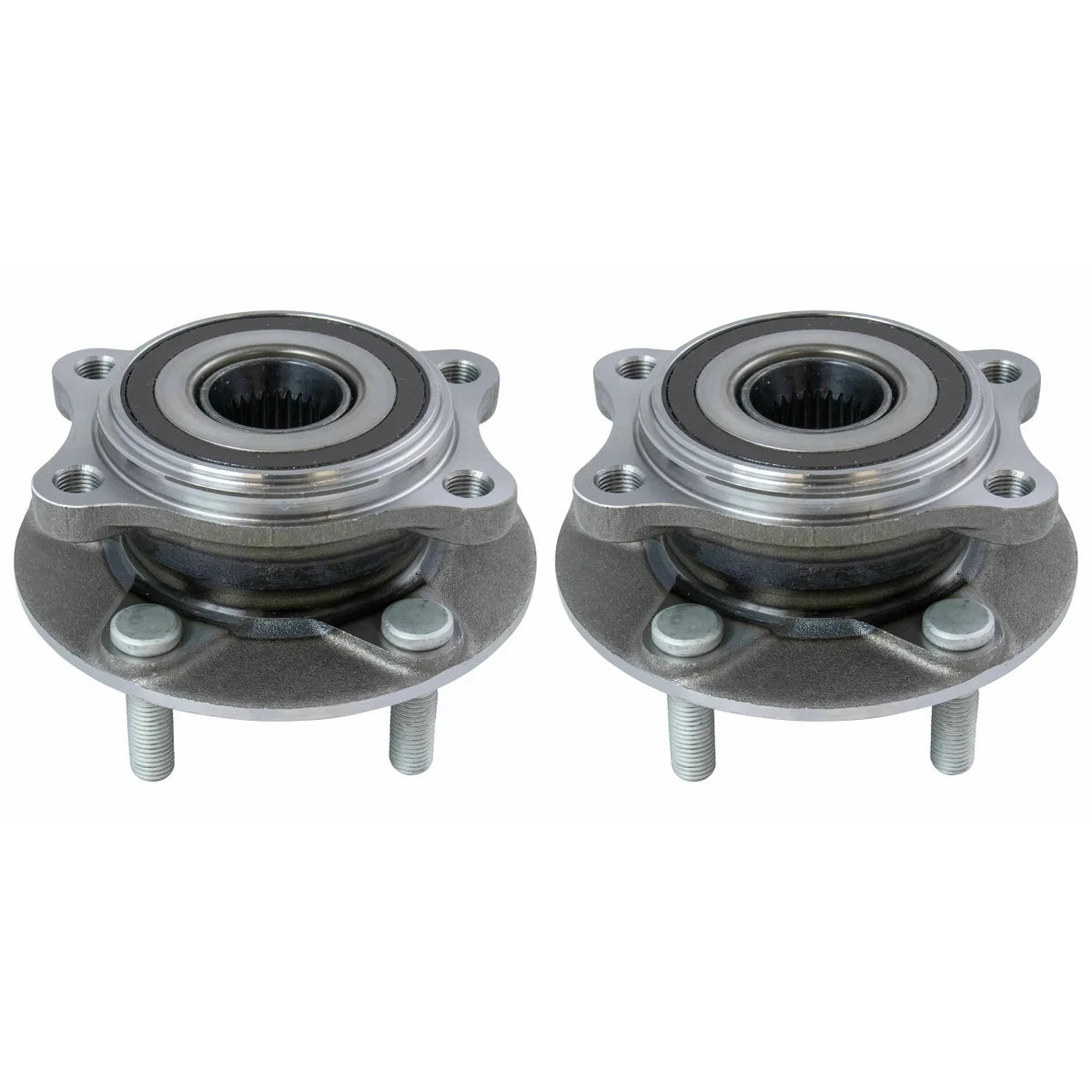 AutoShack Front Wheel Hub Bearing Set of 2 Driver and Passenger Side Replacement for 2014 2015 2016 2017 2018 Mazda 3 3 Sport 2016-2018 2019 2020 Mazda CX-3 2.0L 2.5L AWD FWD 5-Lug HB613356PR