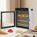 12 Trays Food Dehydrator Machine 650W 110V Jerky Fruit Drying,Stainless Steel Fruit Dryer, Food Dehydrator, Fruit Dryer Machine