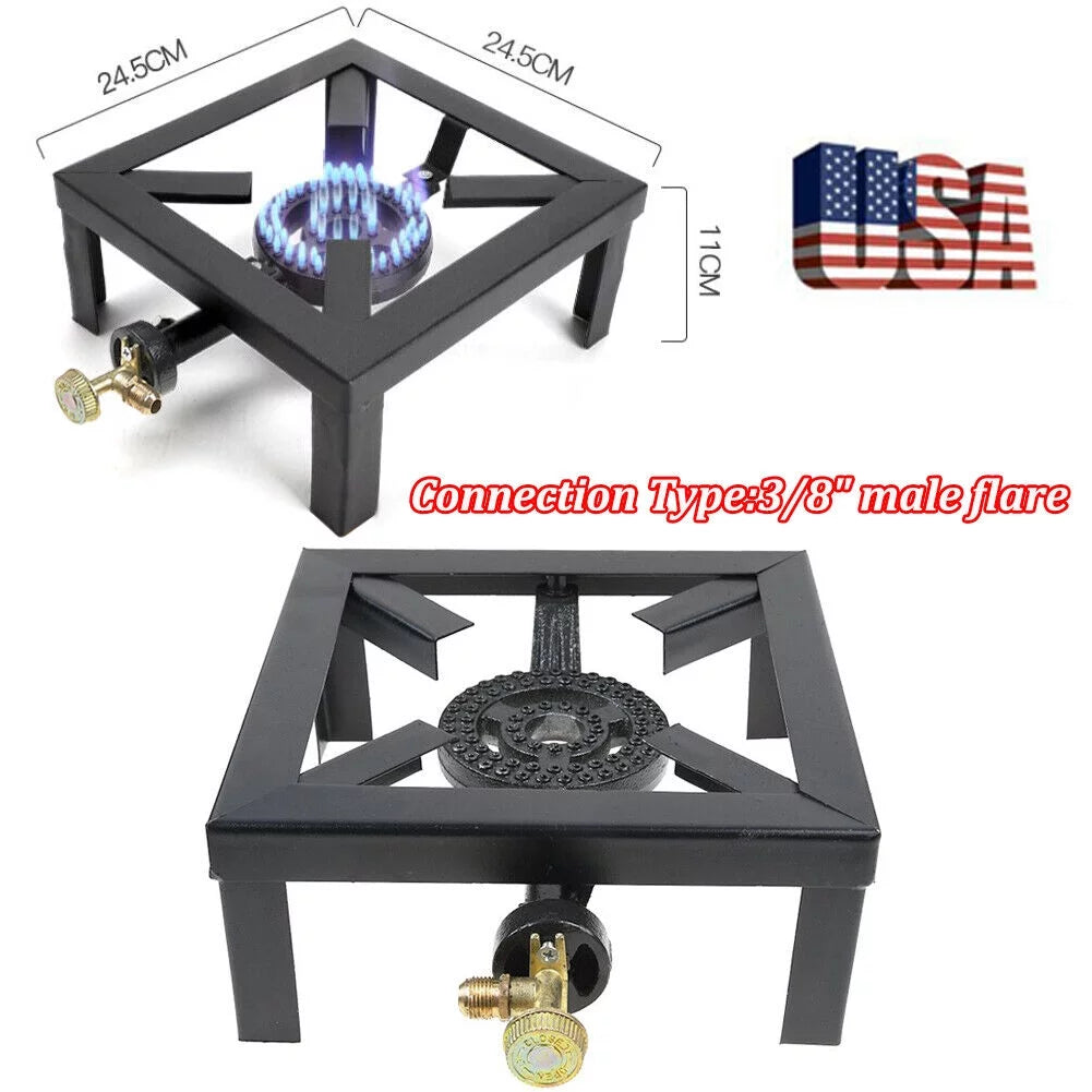 Portable Camping Stove Single Burner Propane Gas LPG Outdoor BBQ Grill Cooker