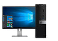 Dell Optiplex 7040 Small Form Factor Desktop PC, Intel Core i7-6700, 8GB Ram, 2TB SATA Drive 256GB SSD WiFi, DVD-RW, 24 LCD, Windows 10 Pro (used)
