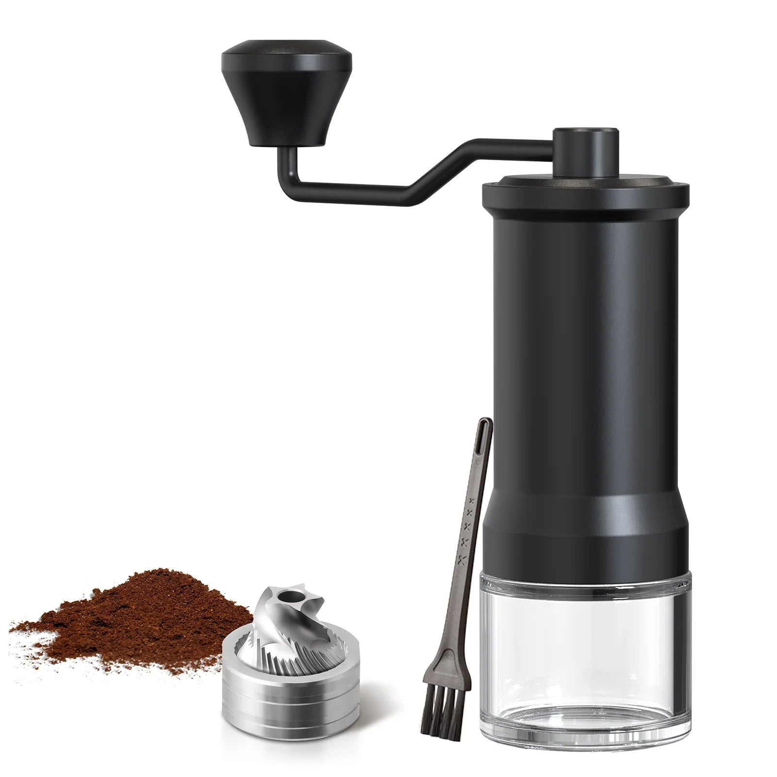 Kitchen Utensils Grinder by Tomshine Manual Coffee Bean Grinder, Stainless Steel Burr, Double Bearing, 25g Capacity