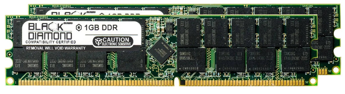 2GB 2X1GB Memory RAM for Acer Altos G500-140536 Black Diamond Memory Module 184pin PC2100 266MHz DDR ECC Registered RDIMM Upgrade