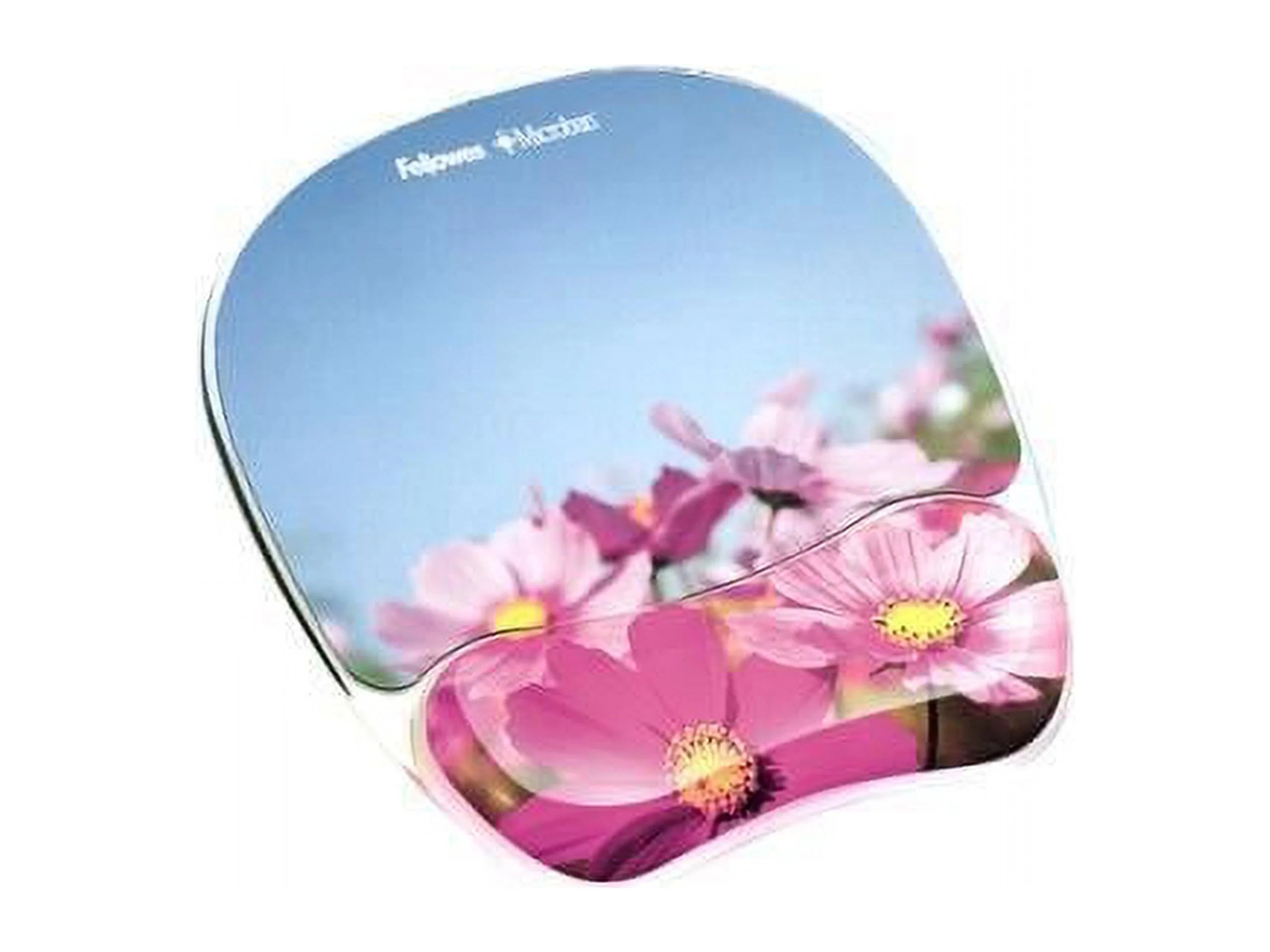 Fellowes Photo Gel Mouse Pad Wrist Rest with Microban Protection