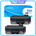 CE505A Toner Compatible for HP 05A Toner Cartridge Black for HP CE505A 505A CE505X CE505XD P2035 for HP Laserjet 2035N P2055DN 2055DN P2030 P2050 P2055X P2055D Printer Ink (2-Pack | CE505D)