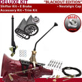 American Shifter  4L60E Shifter Kit Black 12 in. E Brake Cable Clamp Trim Kit for F0EB6