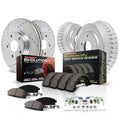 Power Stop Front and Rear Z23 Daily Driver Brake Pad Rotor Drum and Shoe Kit K15521DK