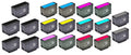 PrinterDash Replacement for Expression Photo HD XP-15000 High Yield Inkjet Combo Pack (5-BK/2-C/M/Y/LC/LM/GY/R) (NO. 312XL/NO.314XL) (C13T04F85B2CMYLCLMGYR)