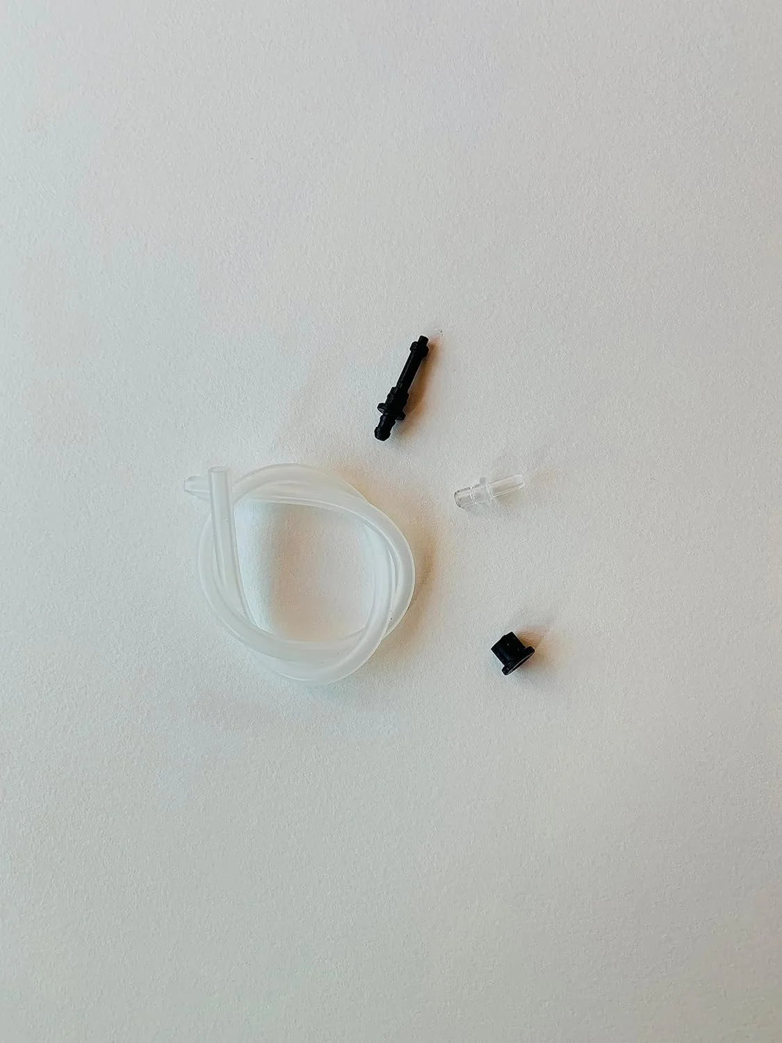 Jura Milk Hose Tube, Container Connector Parts Kit - Hose Tube 1X (36 Cm), Connector 1X #72249 1X #69490, Rubber Gasket 1X #65818 Blk