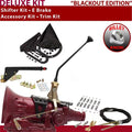 American Shifter  4L60E Shifter Kit Black 12 in. E Brake Cable Clamp Trim Kit for F0EF9