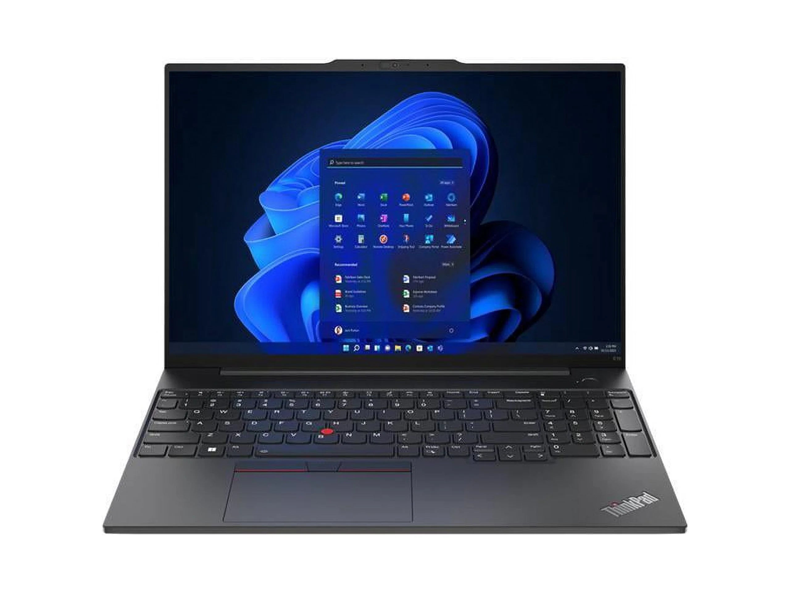 Lenovo Notebook ThinkPad E16 Intel Core i5 12th Gen 1.30GHz 16GB Memory 256 GB SSD Intel Iris Xe Graphics 16.0 Windows 11 Pro Gen 1