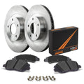 Max Advanced Brakes - Brake Kit for 2002 2003 2004 Honda CR-V Rear Replacement Disc Brake Rotors and Ceramic Brake Pads