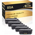 Acron 6-Pack Compatible Toner Printer Ink for HP CE505A 05A Laserjet P2035 P2055DN P2030 P2050 P2055D (Black)