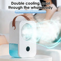 2023 New Household Mini Desktop Water-cooled Electric Fan Spray Digital Display Air Cooler Air Conditioning Fan