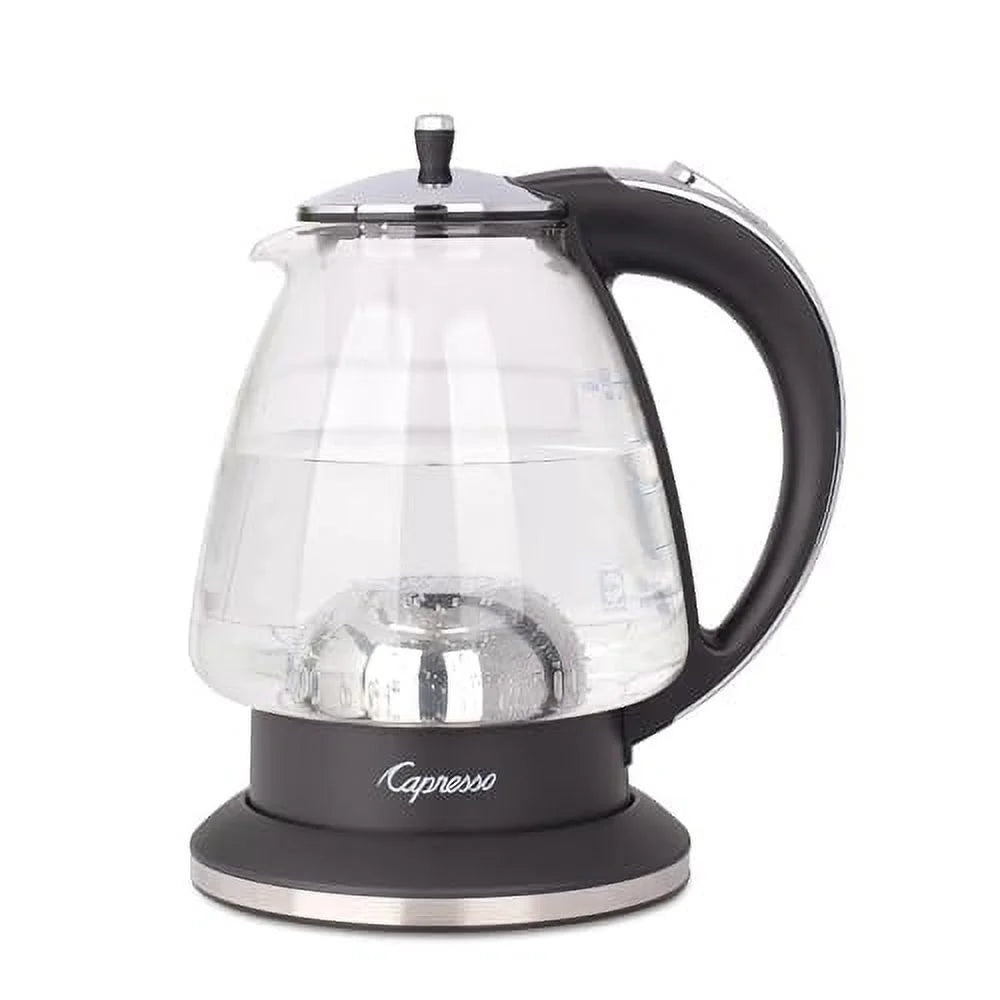 Capresso 240.03 Water Kettle, 48 oz, Polished Chrome and Black