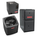 Goodman 3 Ton 14.5 SEER2 80,000 Btu 96% Afue 2-Stage Gas System (9-Speed Motor) - GSXN403610 - CAPFA4226C6 - GM9C960804CN - TX3N4