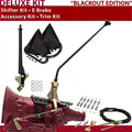 American Shifter  TH400 Shifter Kit Black 16 in. E Brake Cable Clamp Trim Kit for DB36C