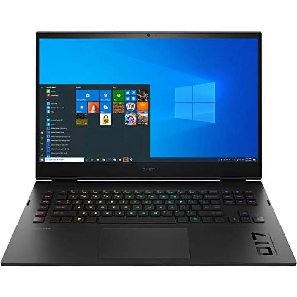 HP OMEN 17 17.3 FHD 144Hz Display Gaming Laptop - 12th Gen Intel Core i7-12700H 14-Core up to 4.70 GHz Processor, 64GB DDR5 RAM, 512GB NVMe PCIe SSD, GeForce RTX 3060 6GB Graphics, Windows 10 Pro
