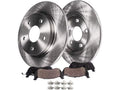 Rear Brake Pad and Rotor Kit - Compatible with 2013 - 2019 Ford Fusion 2014 2015 2016 2017 2018