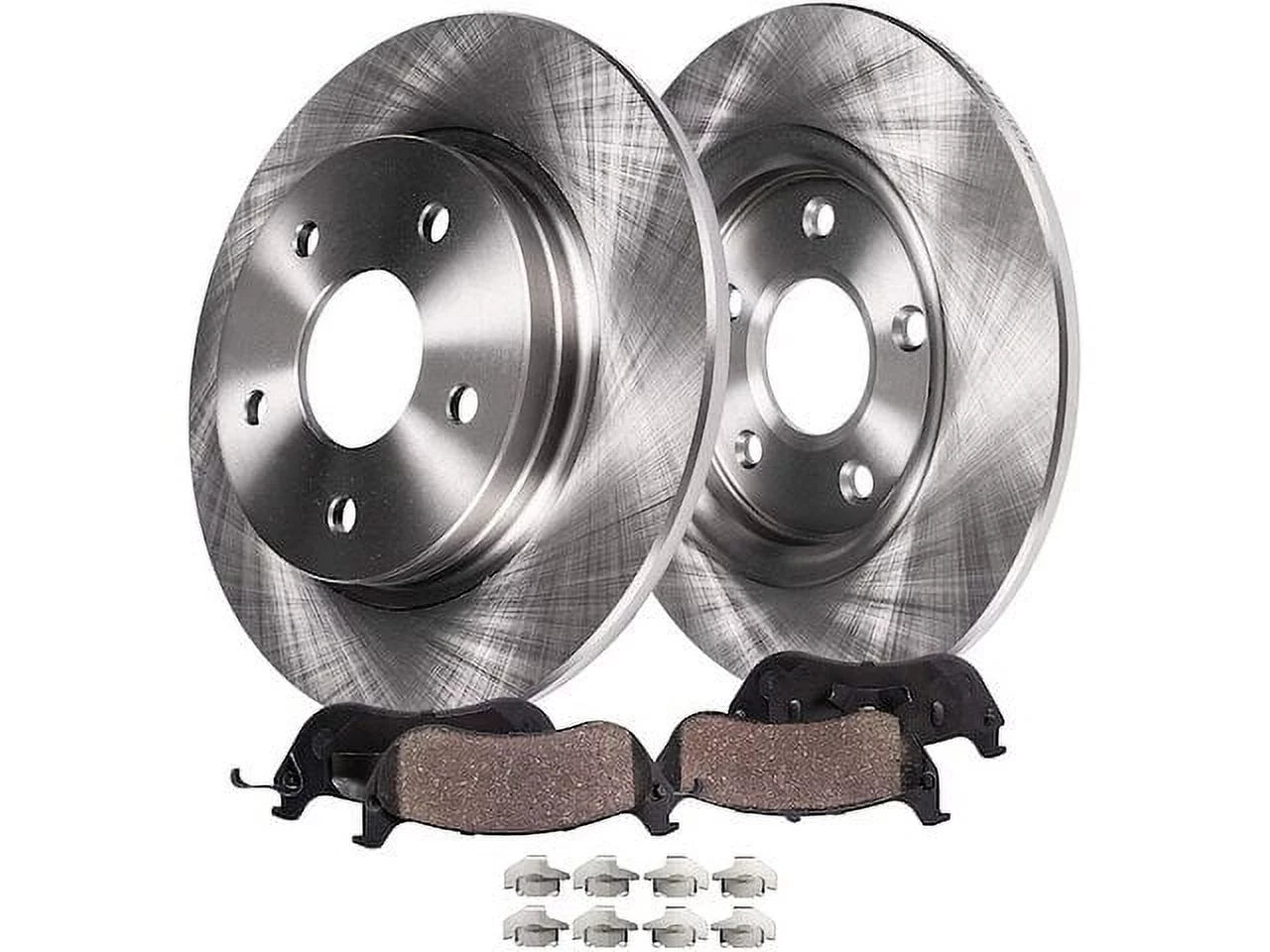 Rear Brake Pad and Rotor Kit - Compatible with 2013 - 2019 Ford Fusion 2014 2015 2016 2017 2018
