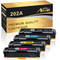 Arcon 4-Pack Compatible Toner works with HP 202A CF500A CF501A CF502A CF503A Color LaserJet Pro MFP M254dw M254dn M254nw M281fdw M281fdn M281cdw M280nw (Black Cyan Magenta Yellow)