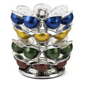 Nifty Home Products Nickel Chrome Finish Carousel for Nespresso Vertuoline