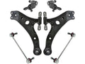 Front Lower Control Arm Ball Joint and Sway Bar Link Kit - 6 Piece - Compatible with 2007 - 2017 Toyota Camry 2008 2009 2010 2011 2012 2013 2014 2015 2016