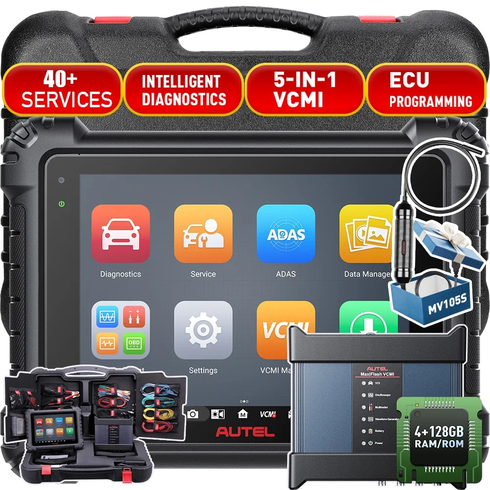 Autel Maxisys MS919 Car Diagnostic Scan Tool Intelligent Diagnostics Topology 2.0,ECU Programming & Coding, 40+ Services Upgrade of MS909 Ultra Lite