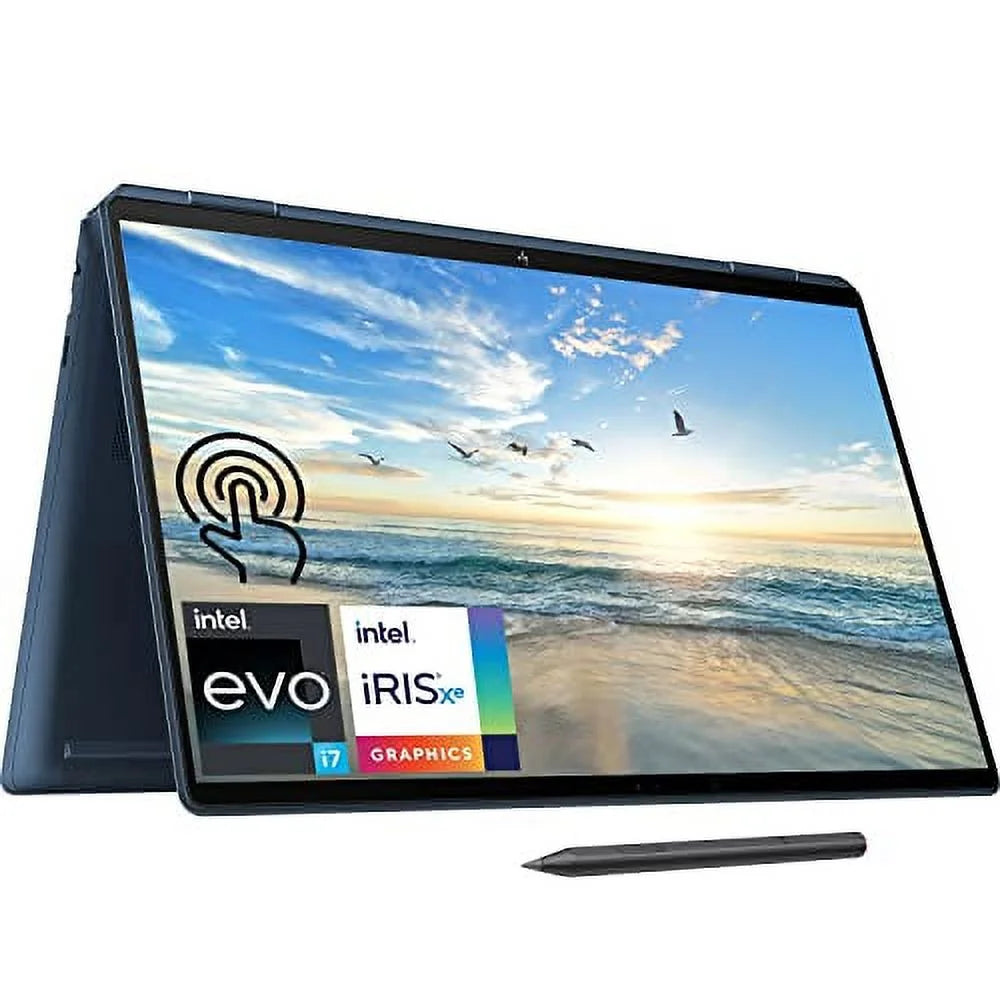 HP Spectre x360 2-in-1 Laptop, 16 3K+ (3072 x 1920) Touchscreen, 12th Gen Intel Core i7-12700H 14-Core Processor, 16GB RAM, 1TB SSD, Backlit Keyboard, Windows 11 Home, MPP 2.0 Tilt Pen Included