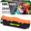 Cool Toner Compatible Toner for HP 304A CC532A Used for Color Laserjet CM2320nf CM2320n CM2320fxi CM2320 CP2025 CP2025dn CP2025n Printer Ink Yellow, 1-Pack