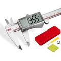 0-12 Inch/300mm Electronic Digital Vernier Micrometer Caliper Inch/Millimeter/Fraction Stainless Steel Large LCD Screen Measuring Tool