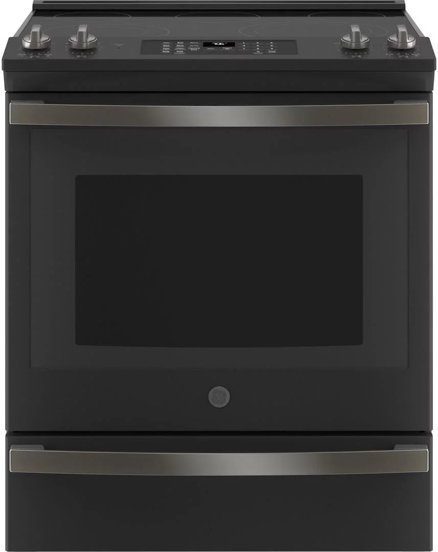 GE APPLIANCES JS760FPDS  SLIDE IN ELECTRIC RANGE White