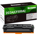 Victoner 1-Pack Compatible Toner for HP 202A CF500A Black Use with Color LaserJet Pro M254dw M254dn M254nw MFP-M281fdw MFP-M280nw Black