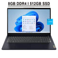 Lenovo Ideapad 3i 15 Business Laptop 15.6 FHD Anti-Glare Display 12th Gen Intel Hexa-Core i3-1215U Processor 8GB DDR4 512GB SSD Intel UHD Graphics Backlit Fingerprint Dolby&nbsp;HDMI USB-C Win11 Blue