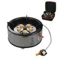 Nebublu Outdoor Stove,Stove Compatible Various Compatible Various Tanks Windshield Carry Stainless 11000W Windshield Carry Burners 11000W Windshield Propane Stove Burners Stove Burners 11000W